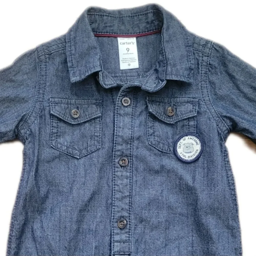 Carter's Denim Jumpsuit